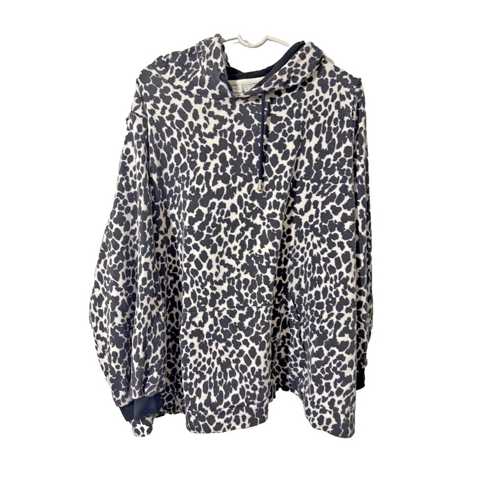 Sandy Liang x Target Hoodie Cheetah Print Pullover Size 4X